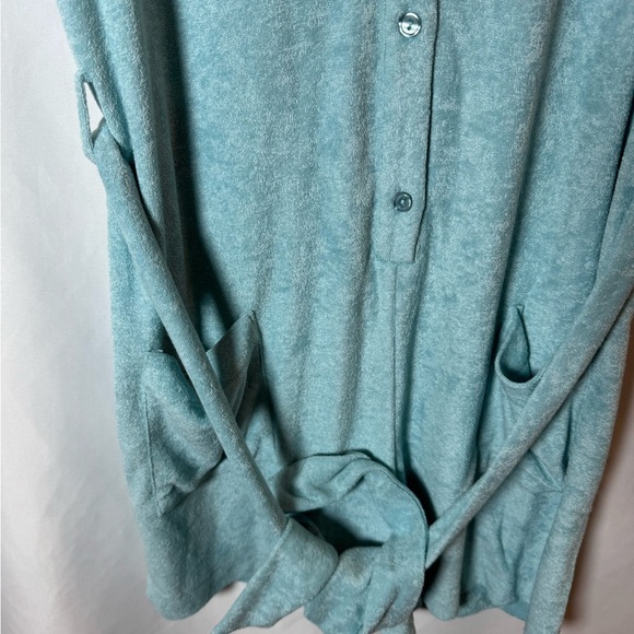 Andie Swim The Button Up Romper Cablu Terry - Picture 4 of 5